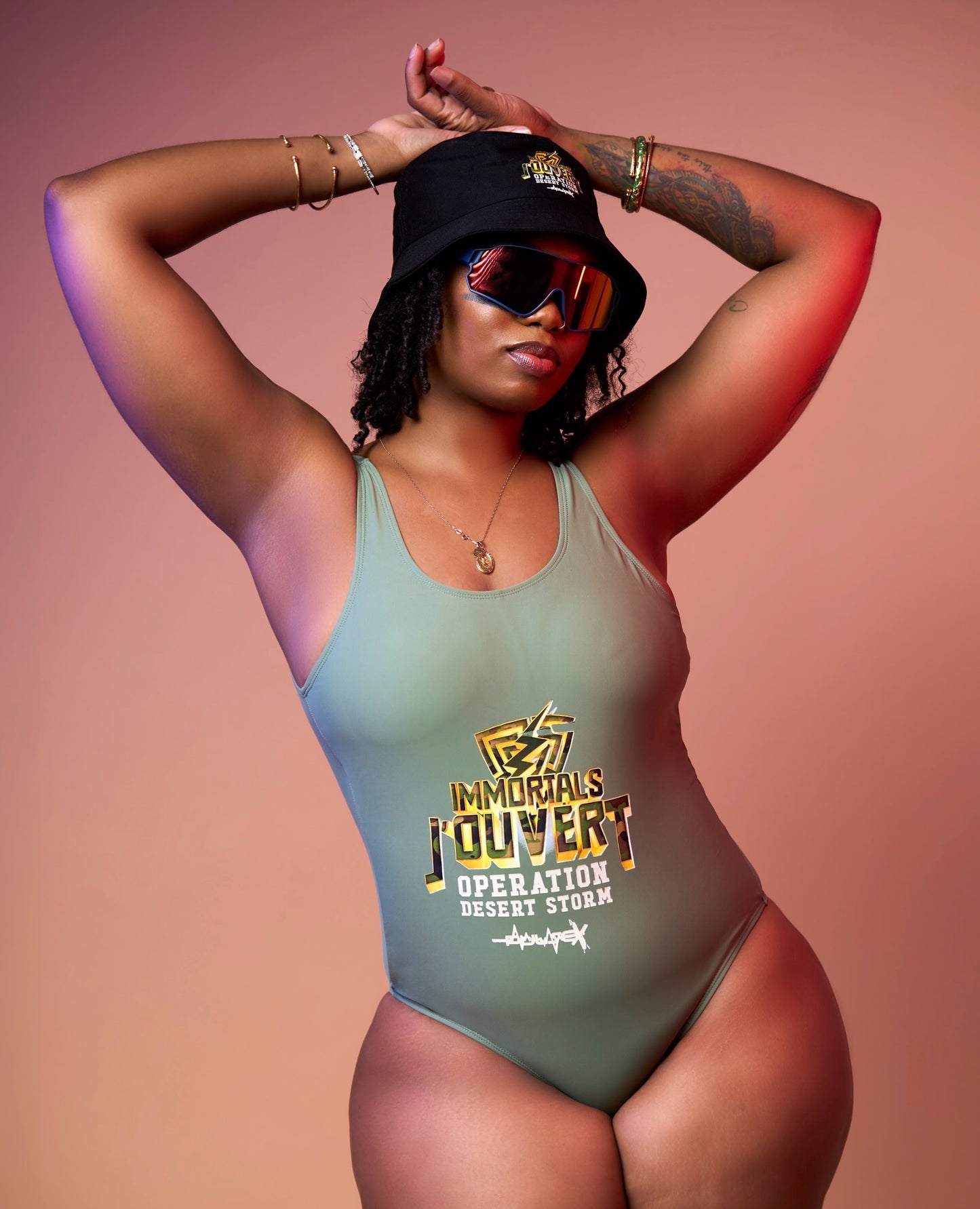 IMMORTALS J'OVERT: OPERATION DESERT STORM MONOKINI OR BODYSUIT