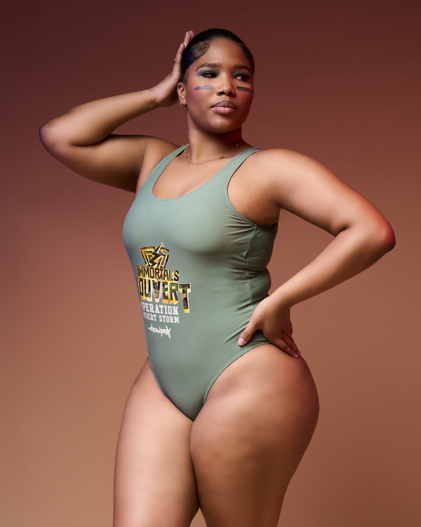 IMMORTALS J'OVERT: OPERATION DESERT STORM MONOKINI OR BODYSUIT